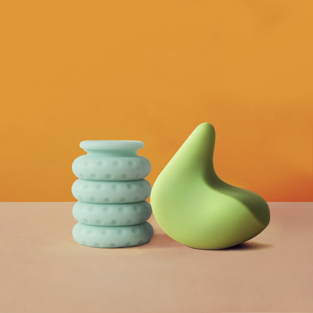 Kiwi and Ohnut starter pack — pelvic massager plus depth-limiting rings bundle