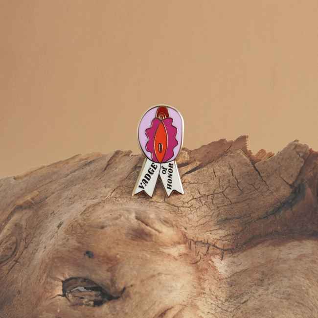 Vadge of Honor Enamel Pin